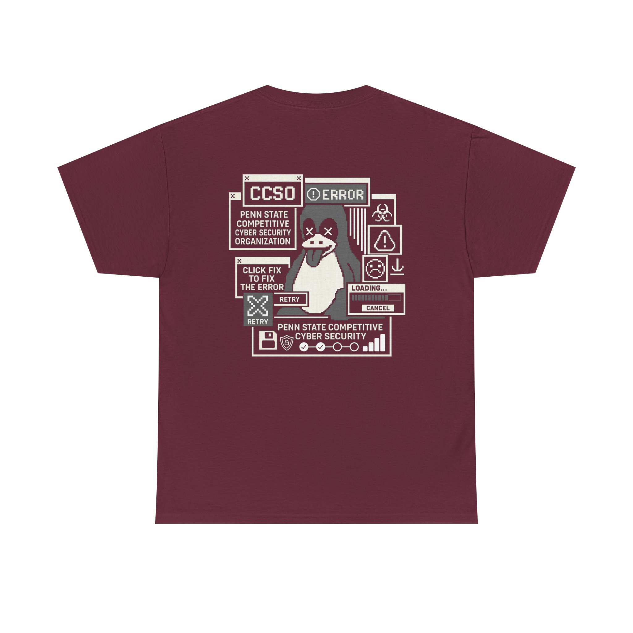 T-Shirt - Penguin Hacker Design - Image 4