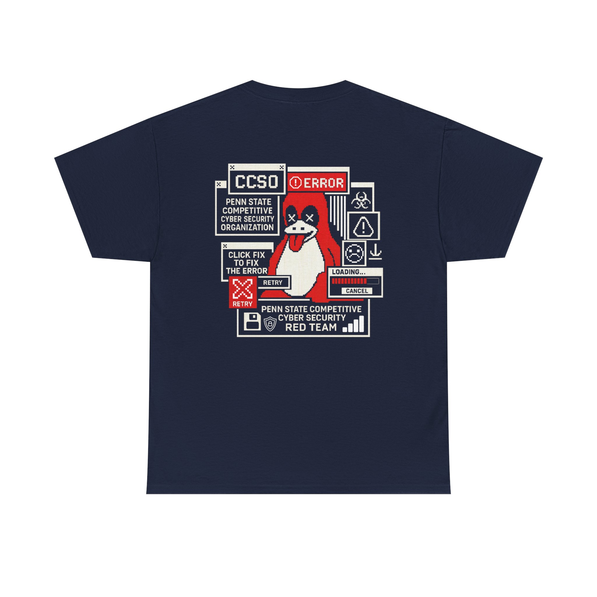 T-Shirt - Red Team Penguin Hacker - Image 6
