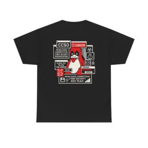 8005289557615441500_2048-1.jpeg T-Shirt - Red Team Penguin Hacker